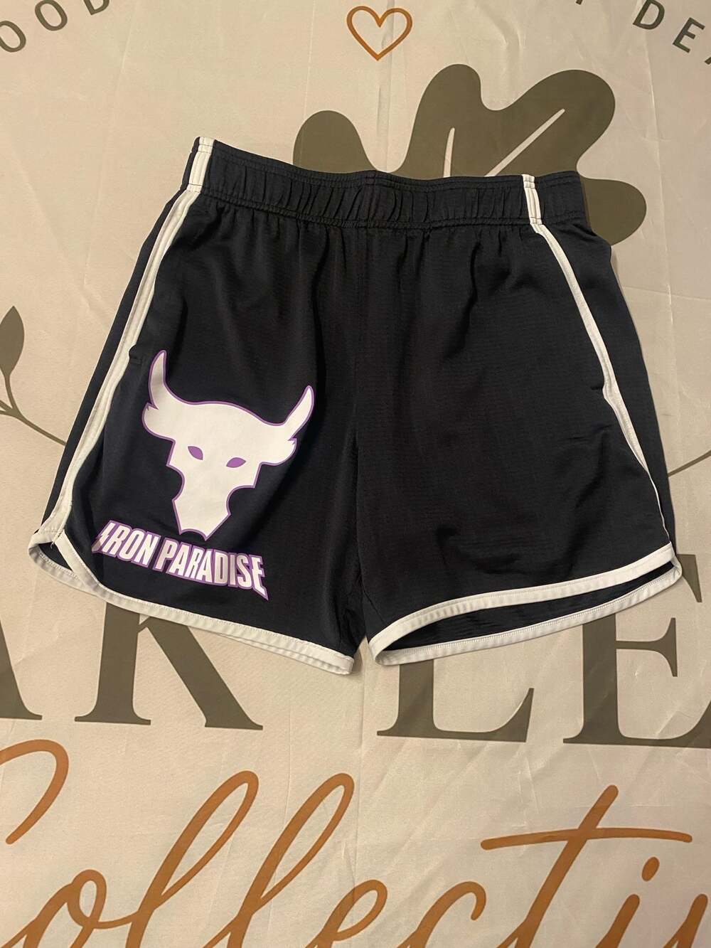Under Armour Project Rock Iron Paradise Mesh Training Shorts